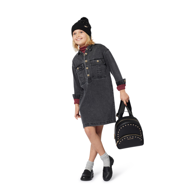 Long-sleeved T-shirt with stand-up collar MICHAEL KORS 
                    GIRL