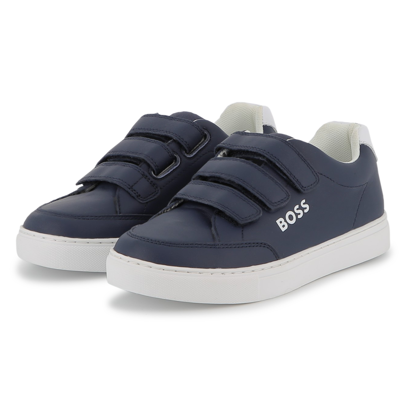 Cowhide leather sneakers BOSS 
                    BOY