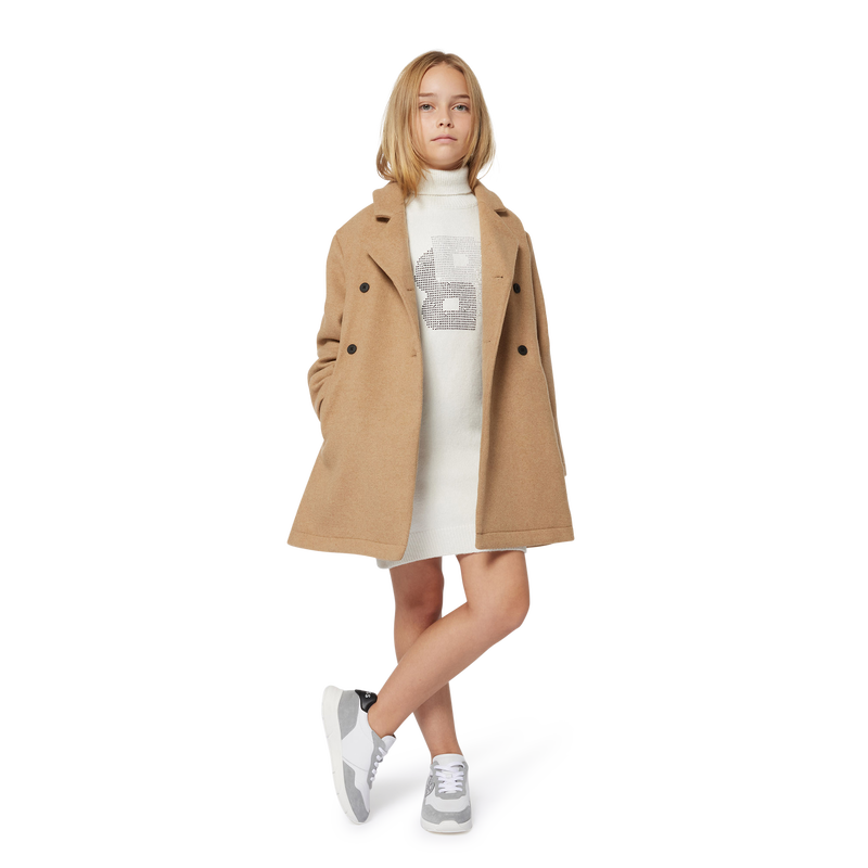 Lined Wool-Blend Coat BOSS 
                    GIRL