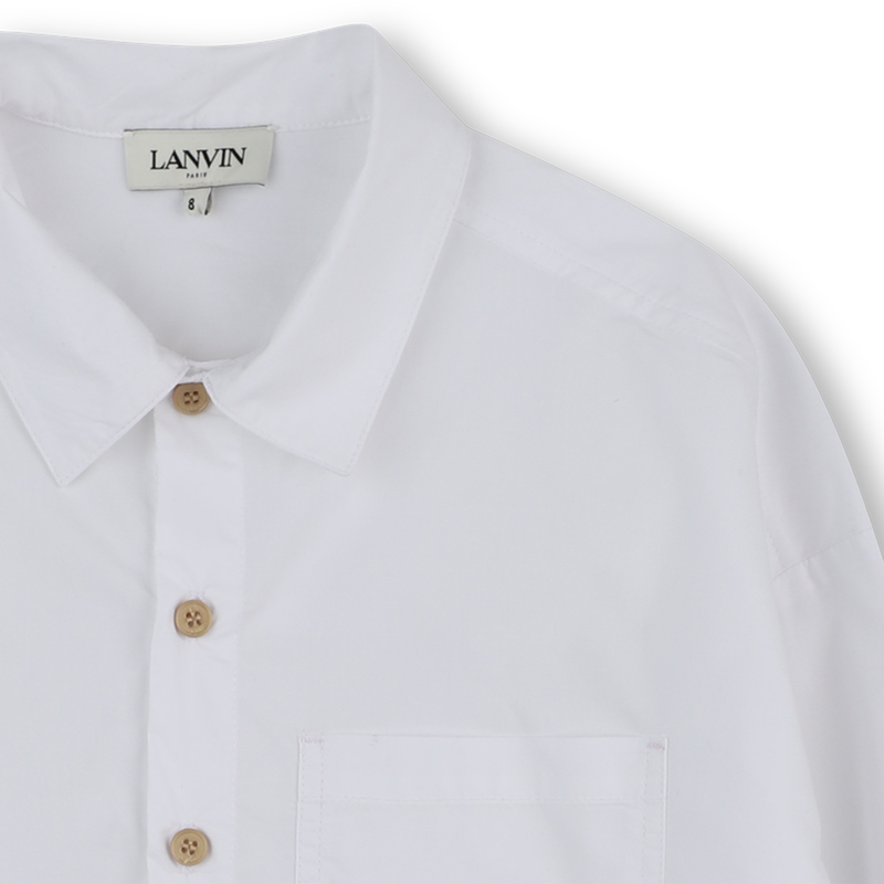 Embroidered printed shirt with che logo LANVIN 
                        BOY