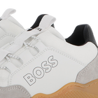 Faux and canvas sneakers BOSS 
                    BOY