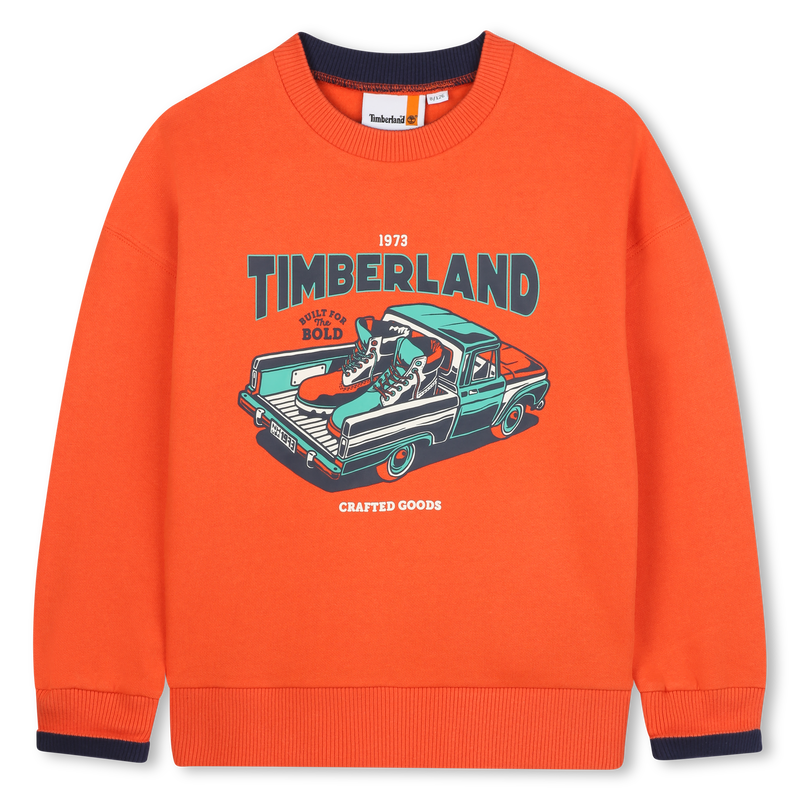 Brushed fleece sweatshirt TIMBERLAND 
                    BOY