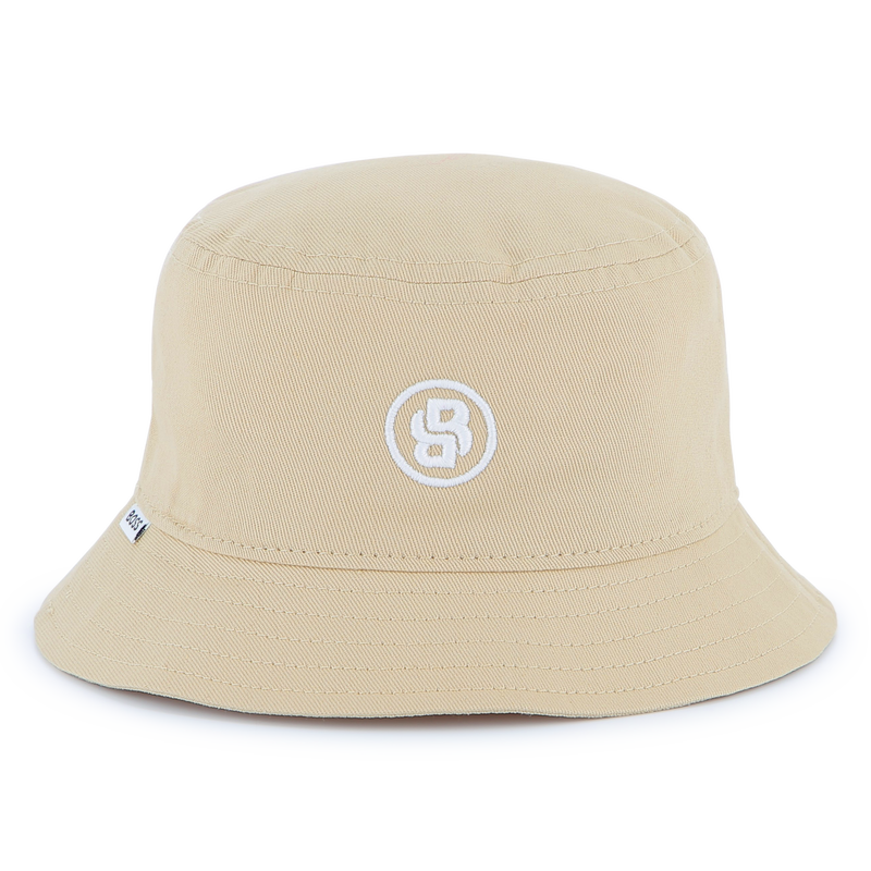 Embroidered cotton bucket hat BOSS 
                    BOY