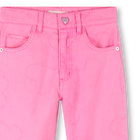 Twill trousers with hearts BILLIEBLUSH 
                    GIRL