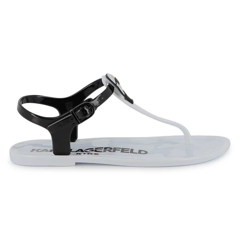 SANDALS WITH ADJUSTABLE STRAPS KARL LAGERFELD KIDS 
                        GIRL