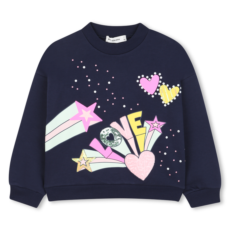 Fleece sweatshirt BILLIEBLUSH 
                        GIRL