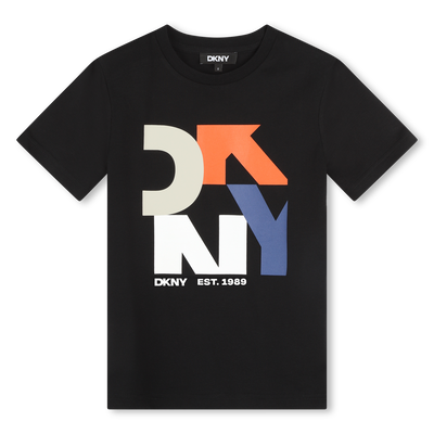 Short-Sleeved Cotton T-Shirt DKNY BOY