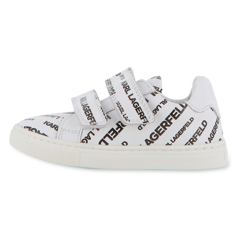 Leather Velcro sneakers KARL LAGERFELD KIDS 
                        UNISEX