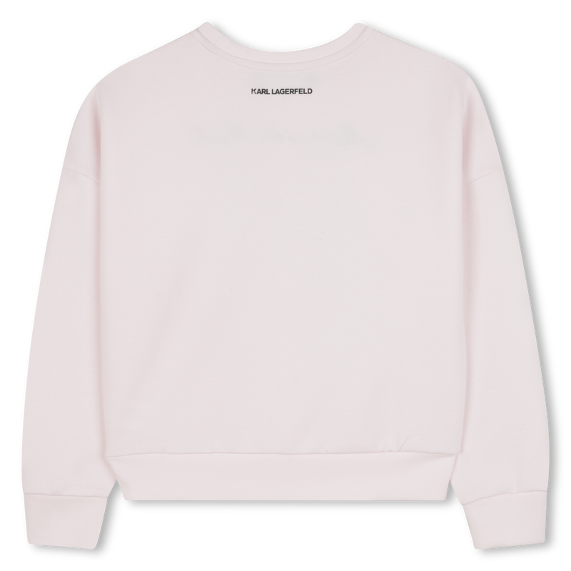 Long-sleeved sweatshirt KARL LAGERFELD KIDS 
                        GIRL