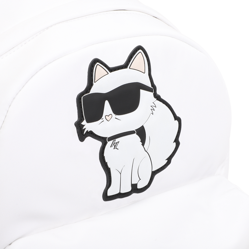 Small backpack with badge KARL LAGERFELD KIDS 
                        GIRL