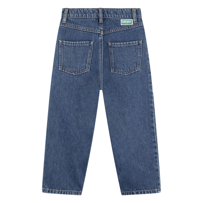 Pleated Paneled Jeans KENZO KIDS 
                        GIRL