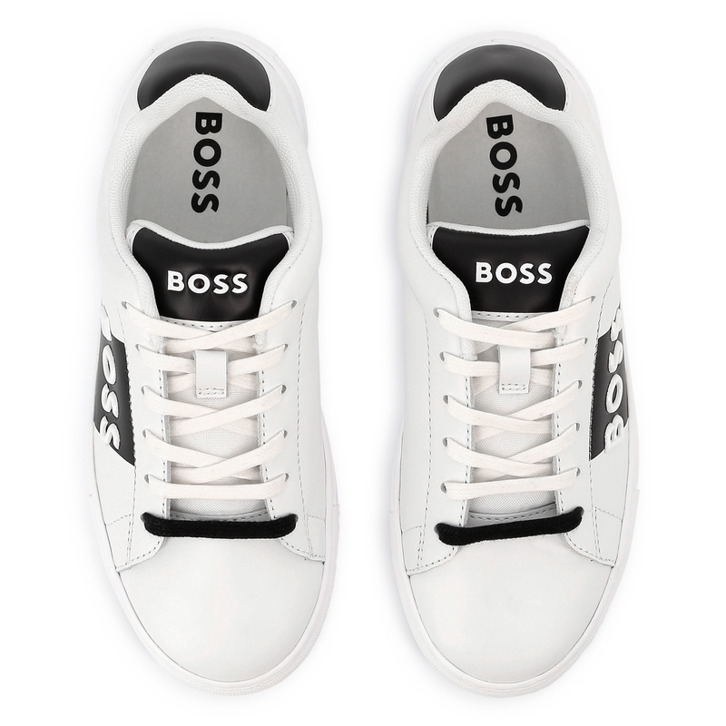Lace-up leather sneakers BOSS 
                        BOY