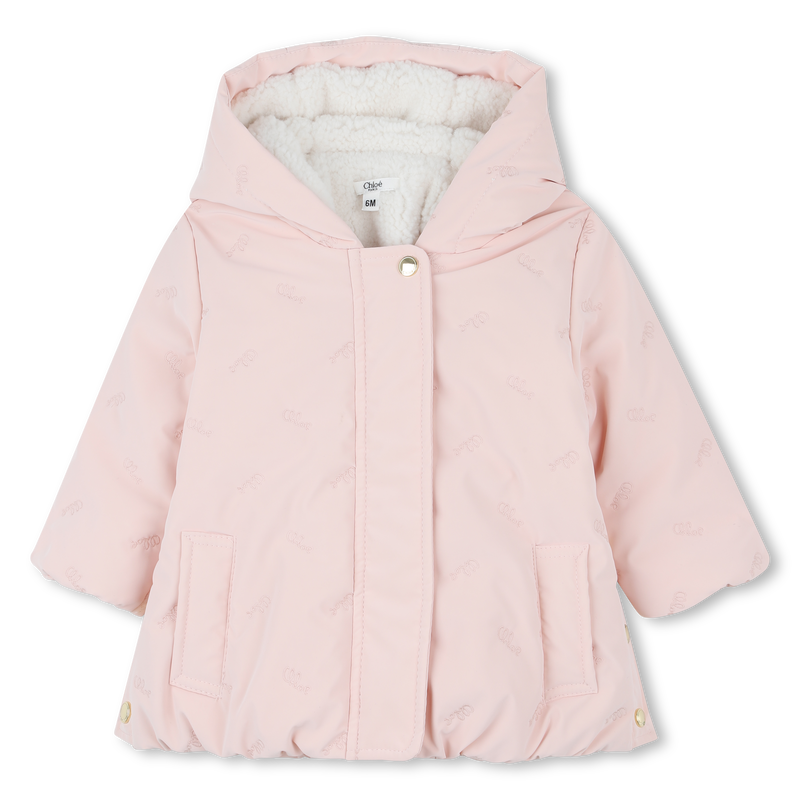 Hooded down jacket CHLOE 
                        GIRL