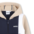 Zipped fleece sweatshirt BOSS 
                    BOY