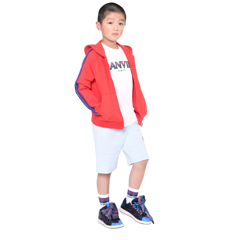 Cotton fleece shorts