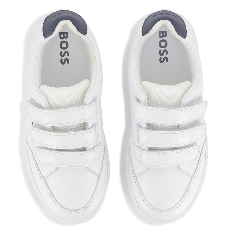 Cowhide leather sneakers BOSS 
                    BOY