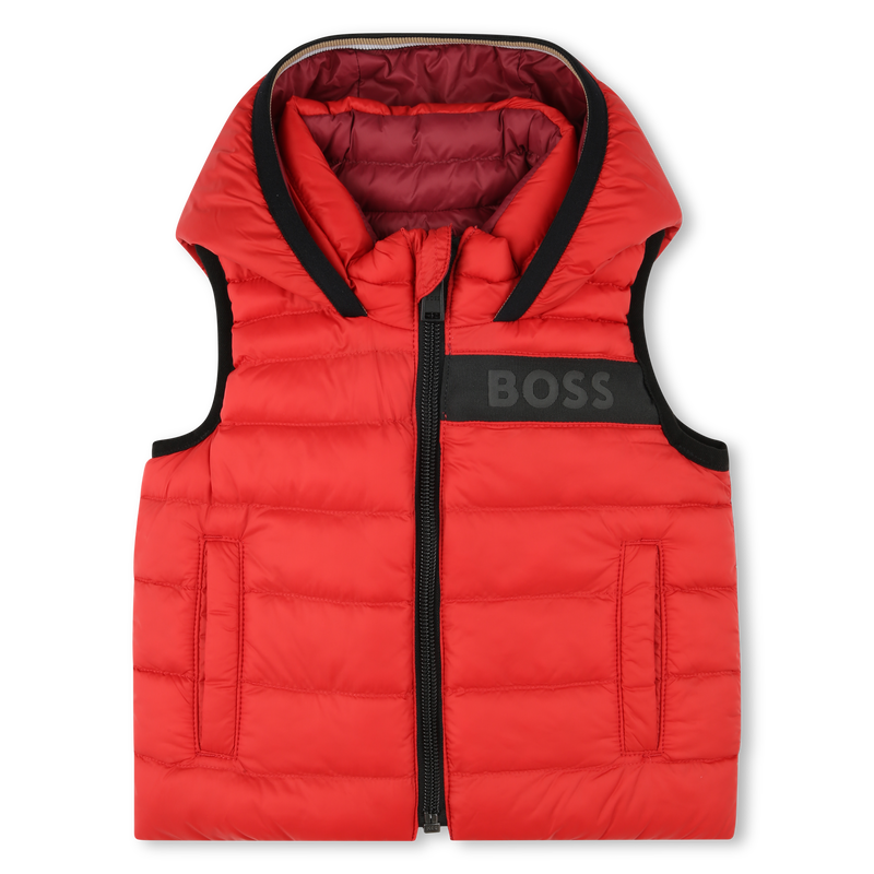 PUFFER JACKET SLEEVELESS BOSS 
                    BOY
