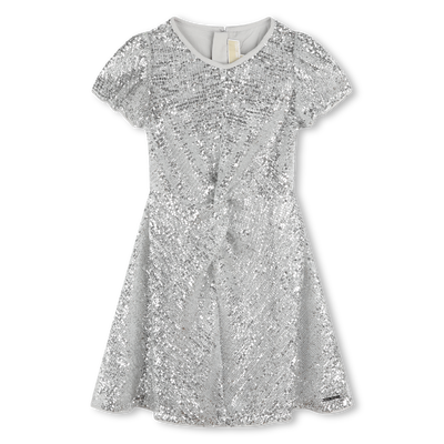 Sequin Zip-Up Dress MICHAEL KORS GIRL