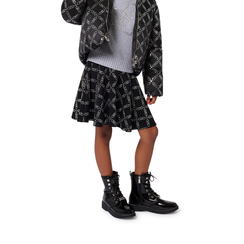 Printed Skater Skirt MICHAEL KORS 
                        GIRL