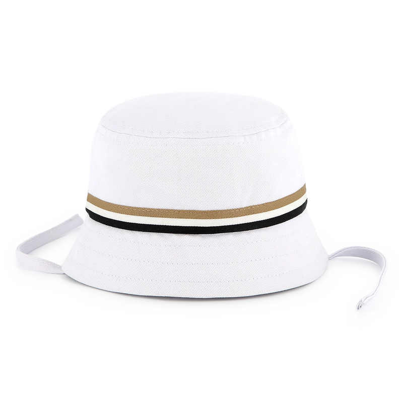 Embroidered sun hat with ties BOSS 
                    BOY