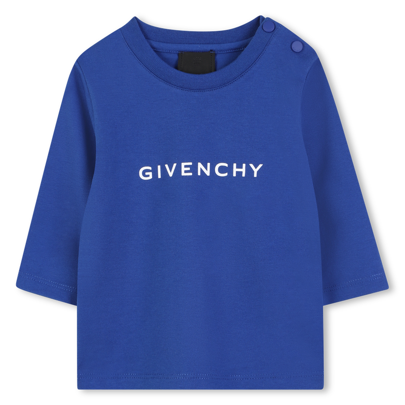 T-shirt with snap closure GIVENCHY 
                        BOY
