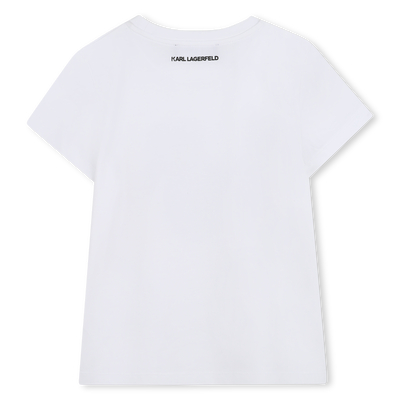Short-Sleeved T-Shirt KARL LAGERFELD KIDS GIRL