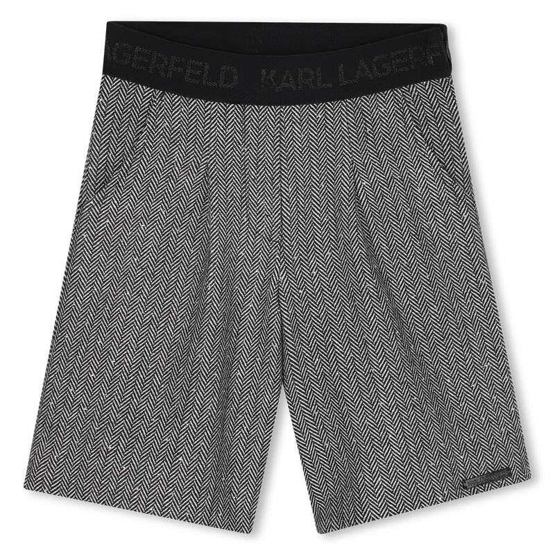 Knitted Bermuda shorts KARL LAGERFELD KIDS 
                    GIRL