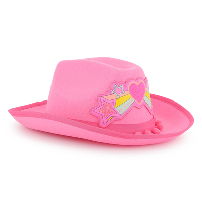 Western hat with pompoms BILLIEBLUSH GIRL