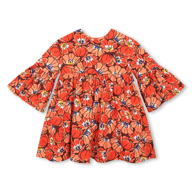 Printed zip-up dress KENZO KIDS 
                    GIRL