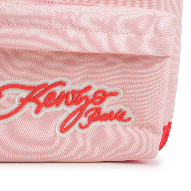 KENZO KIDS Twill patch backpack