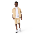 Embossed Print Bermudas BOSS 
                    BOY