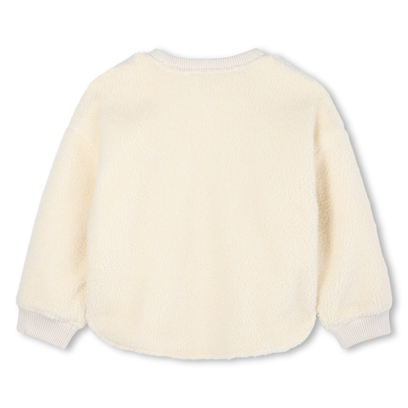 Fluffy fleece sweatshirt KENZO KIDS 
                    GIRL