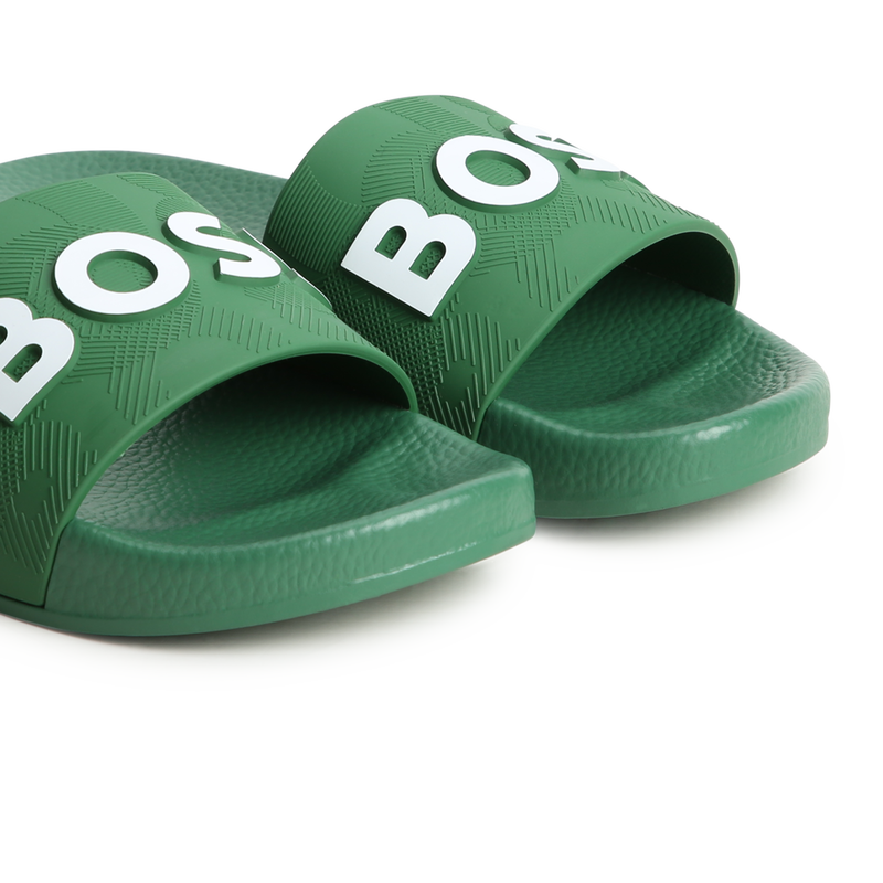 Hugo boss kids slides discount