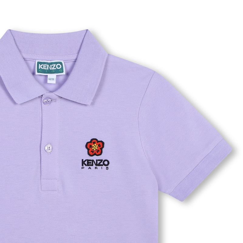 Piqué Knit Polo Shirt KENZO KIDS 
                    UNISEX