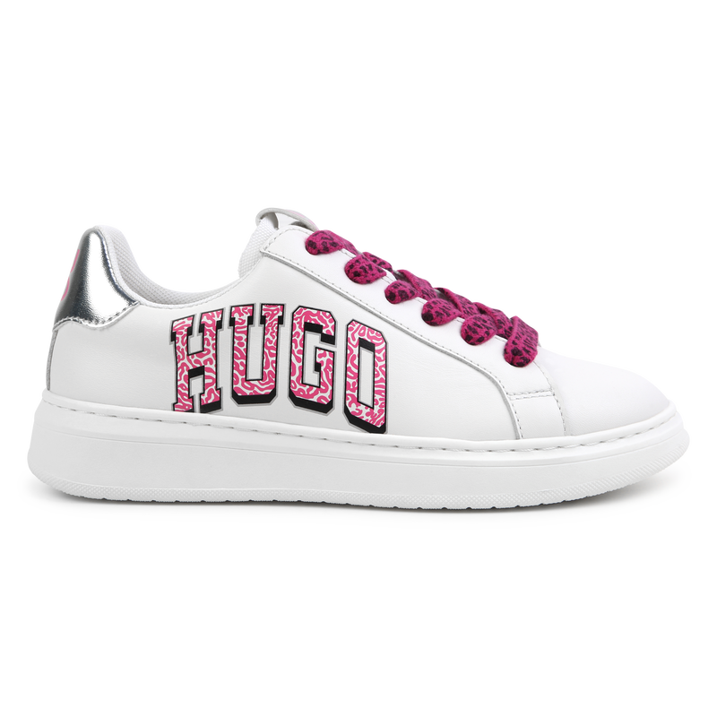 Printed Lace-Up Sneakers HUGO 
                        GIRL