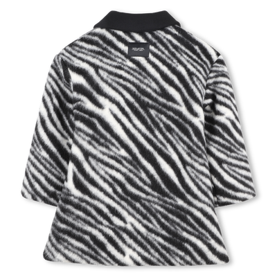 Long coat with zebra full pattern MARC JACOBS GIRL