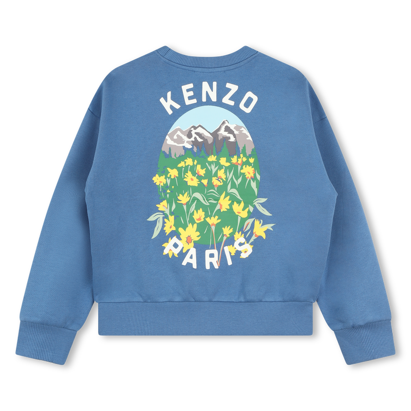 Cotton Fleece Sweatshirt KENZO KIDS 
                    GIRL
