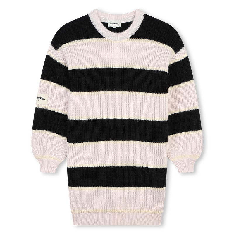 Two-Tone Striped Dress SONIA RYKIEL 
                    GIRL