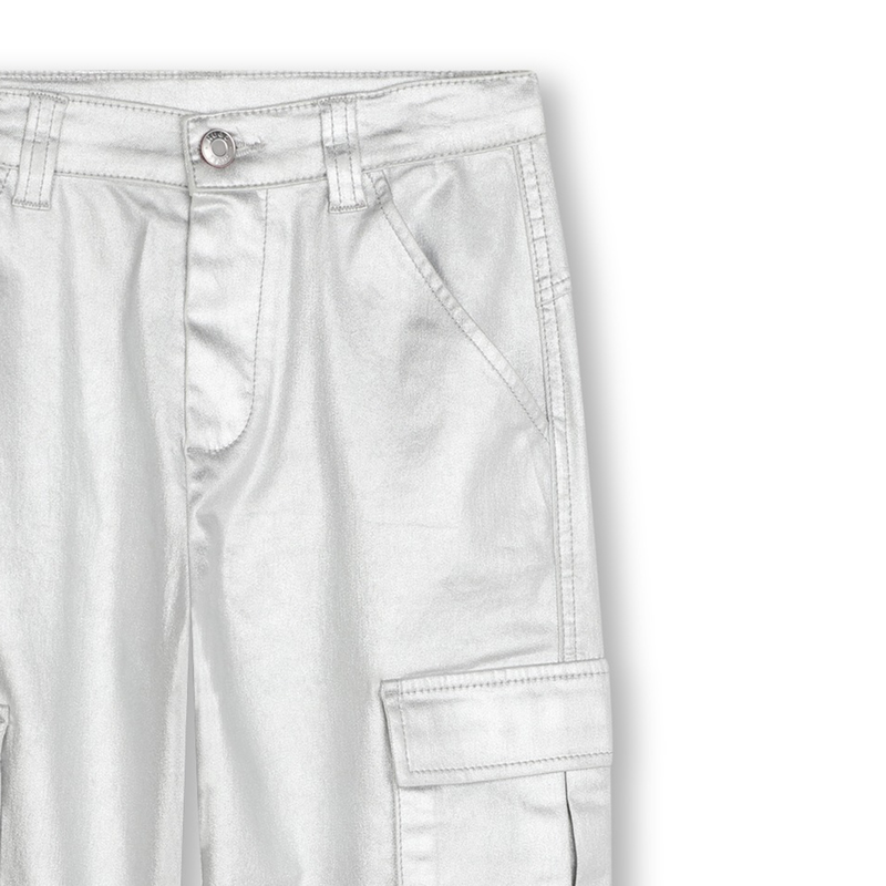 Multi-Pocket Silver Jeans HUGO 
                    GIRL