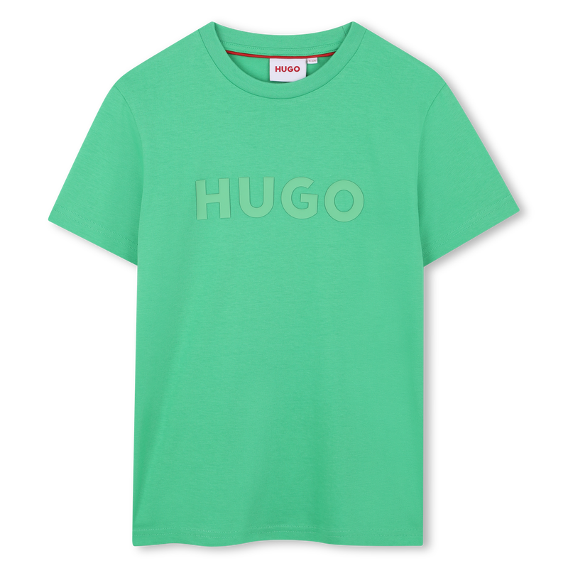 Short-sleeved cotton T-shirt HUGO 
                    BOY