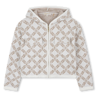 Hooded cardigan MICHAEL KORS 
                    GIRL
