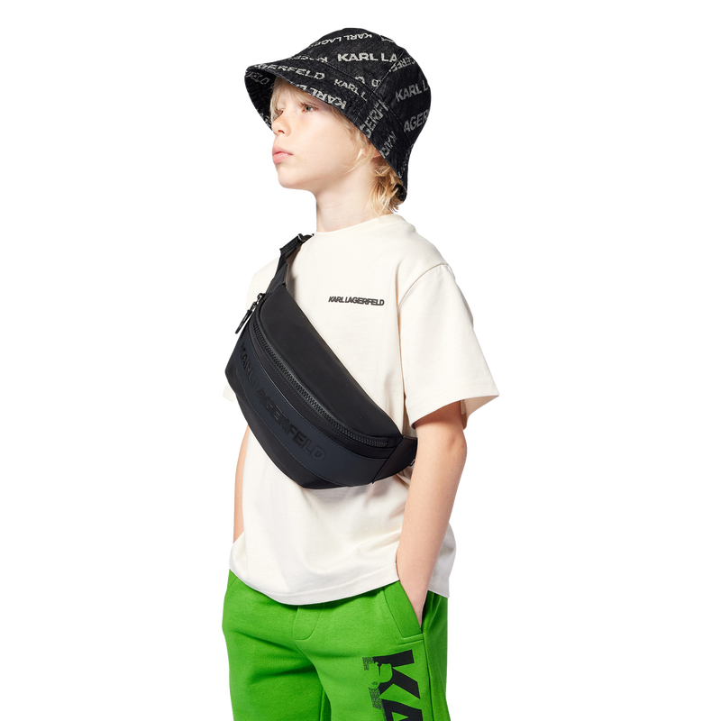 Belt bag with KARL badge KARL LAGERFELD KIDS 
                        BOY