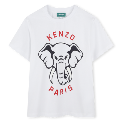 Short-sleeved cotton T-shirt KENZO KIDS BOY