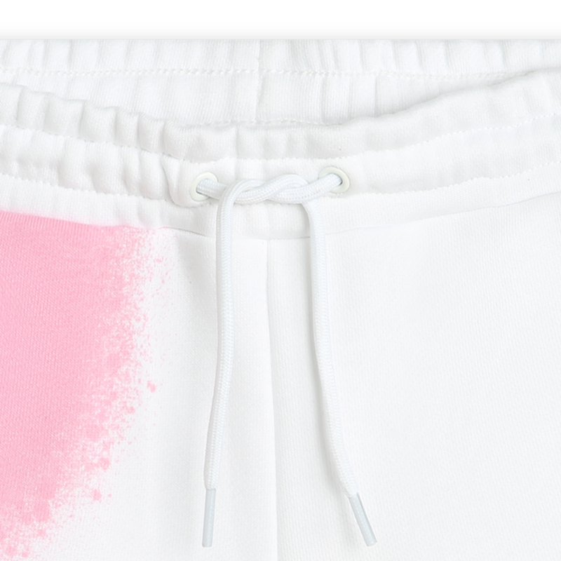 Motif-Print Fleece Shorts MARC JACOBS 
                    GIRL