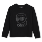 Long sleeve t-shirt KARL LAGERFELD KIDS 
                    BOY