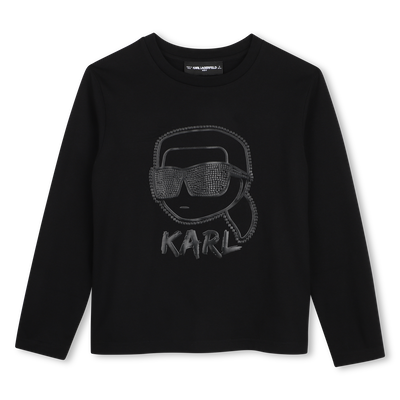 Long sleeve t-shirt KARL LAGERFELD KIDS BOY