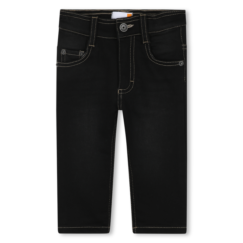 Denim effect knitted trousers TIMBERLAND 
                        BOY