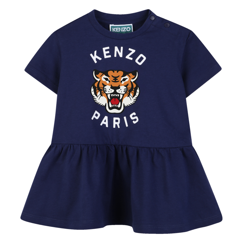 Gathered Waist Dress KENZO KIDS 
                        GIRL