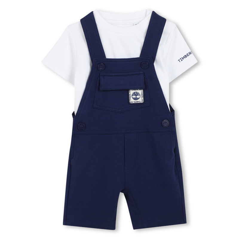 T-shirt and overalls set TIMBERLAND 
                    BOY