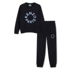 Sweatshirt and pants set, NAVY, hi-res